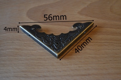 Antique Bronze Corners Protector Set (4)